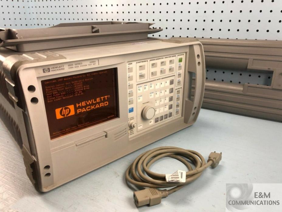 8935 SERIES HP AGILENT E6380A CDMA BASE STATION TEST SET D10