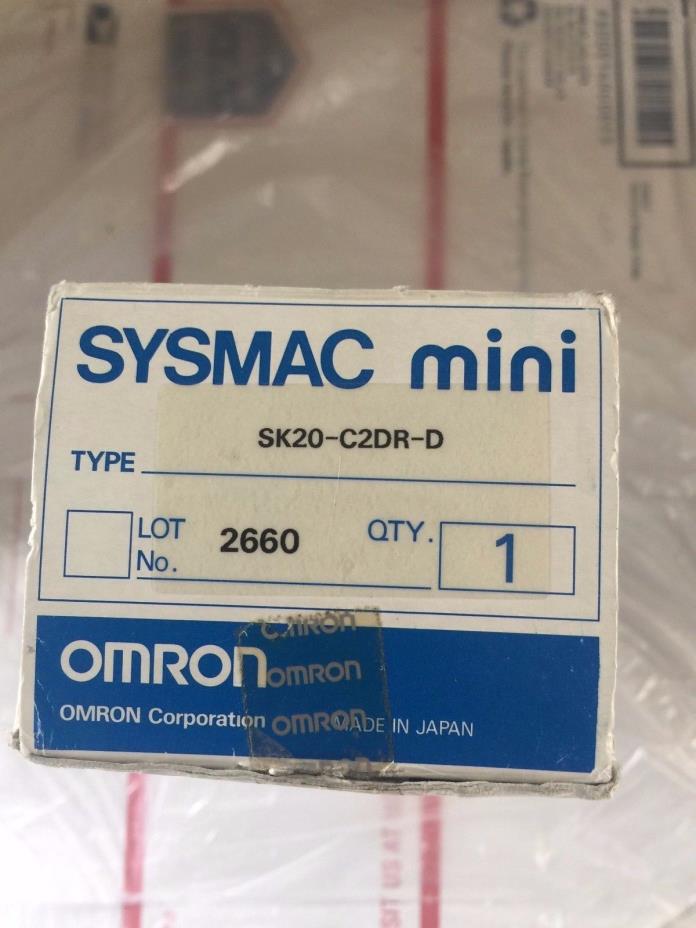 OMRON SK20C2DRD PLC 12PT 24VDC IN 8POINT RELAY OUT WO/SYSMAC BUS SK20C2DRD