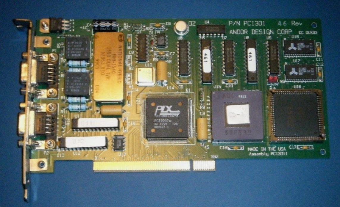 Andor Design PCI301 for PCI, MIL-STD-1553 A/B/McAir, Test, Simulation Board
