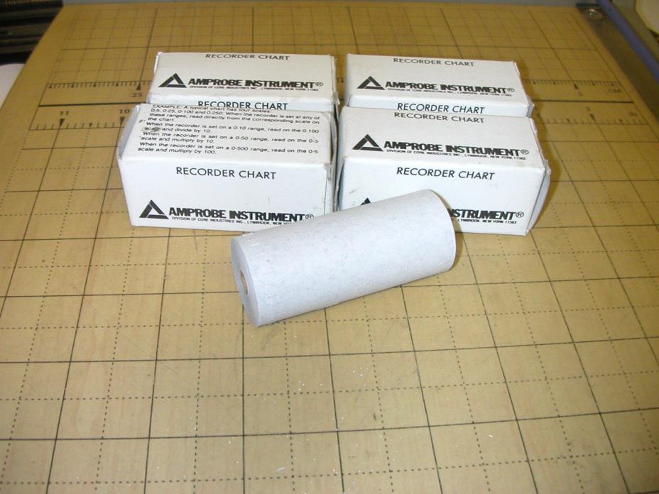 AMPROBE INSTRUMENTS 850-A CHART PAPER RECORDER CHART PACKAGE OF 4
