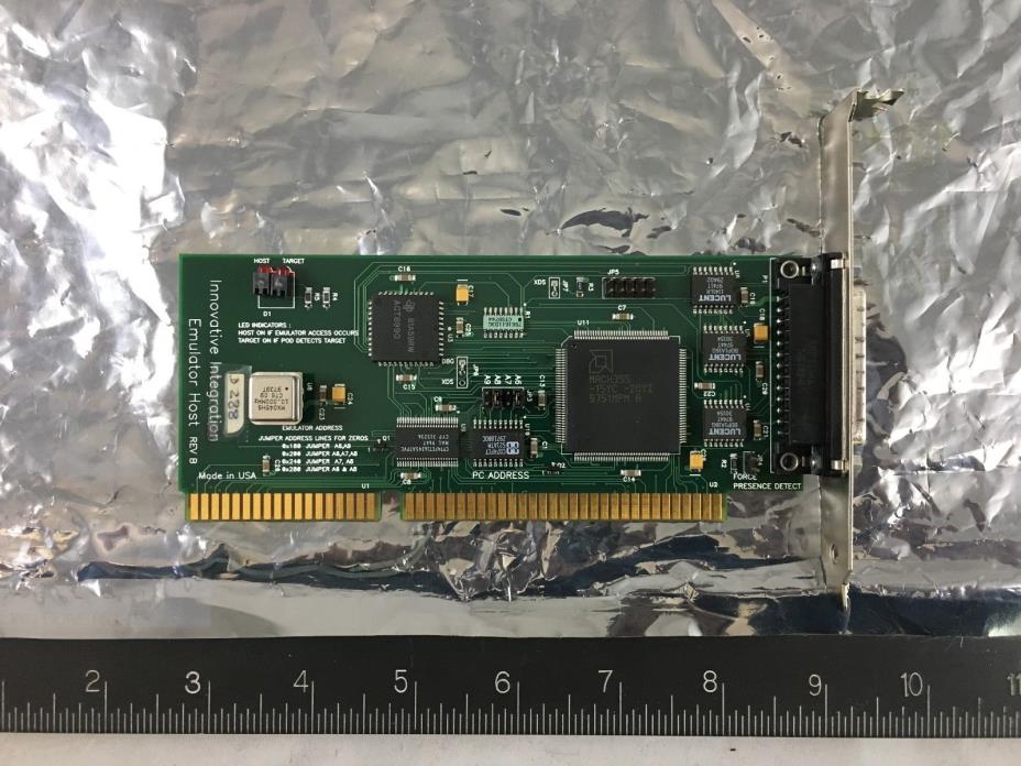 INNOVATIVE INTEGRATION EMULATOR HOST REV .B ISA INTERFACE PC CARD