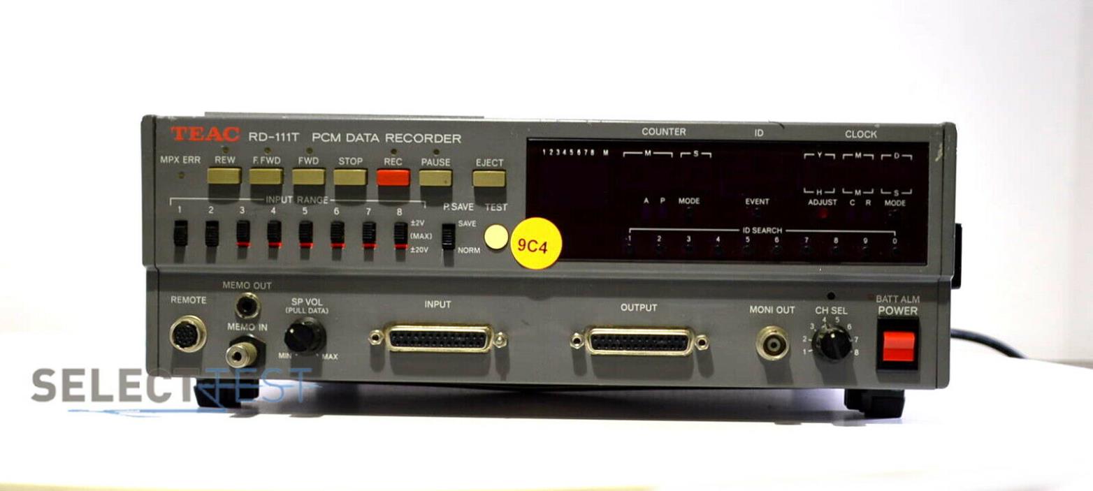 TEAC RD-111T PCM DATA RECORDER, 8 CHANNELS, DC - 20KHz (REF:311)