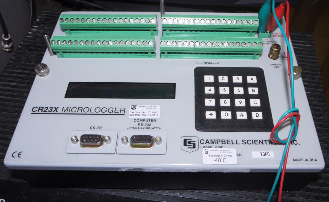 Extended Temperature Campbell Scientific CR23X Micrologger Data Logger