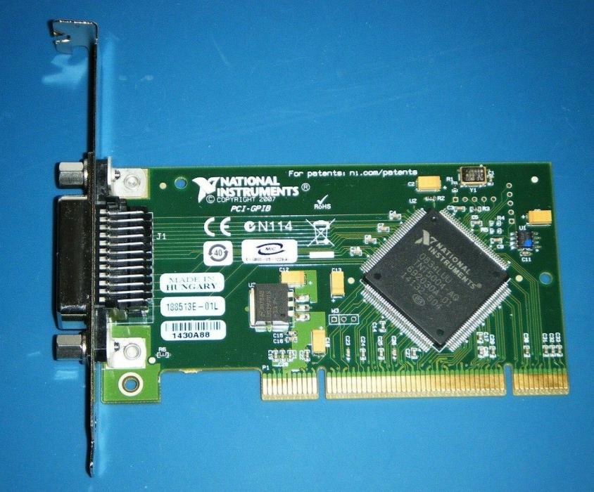 NI PCI-GPIB, GPIB Controller, 188513E-01L 2007, National Instruments *Tested*