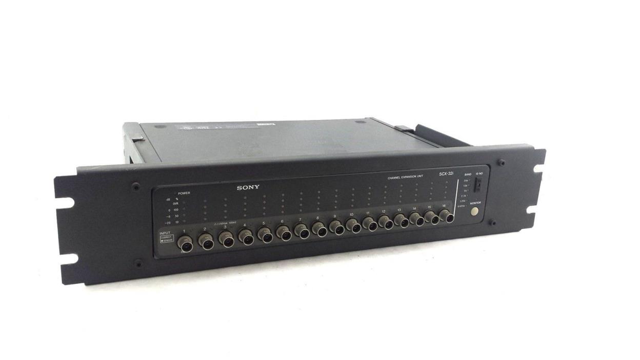 Sony SCX-32I 16 Channel Expansion Chassis Unit SDK-10 Compatible Data Logger