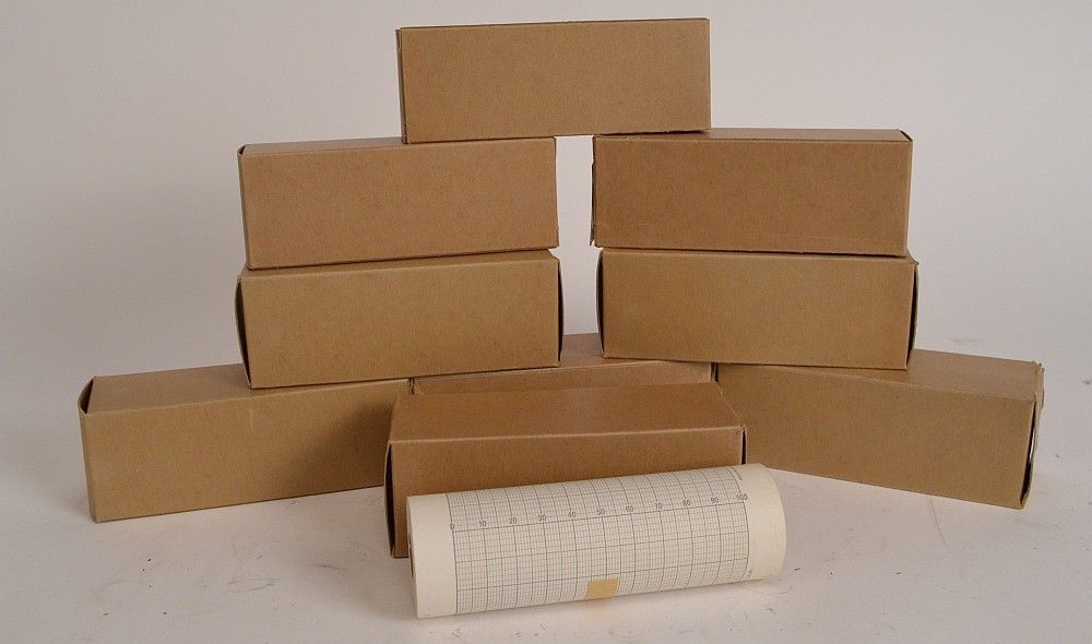 Lot of 10 New Varian 4A Chart Roll Recorder Paper