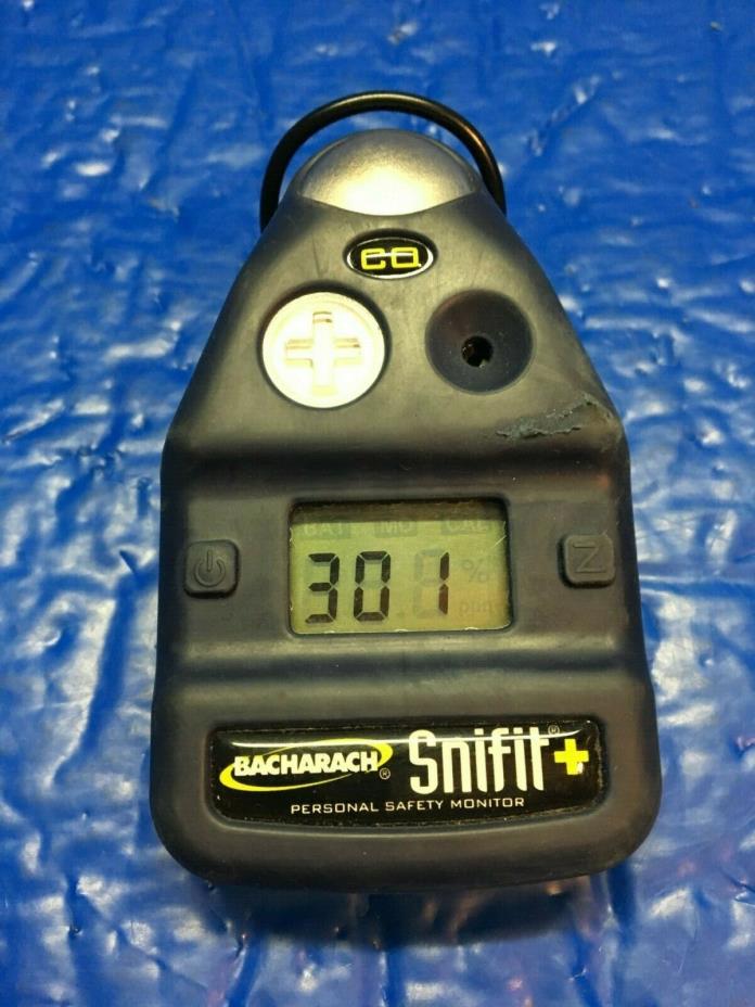 Bacharach Snifit Plus + Safety Monitor for Carbon Monoxide 0019-7600 301 Error