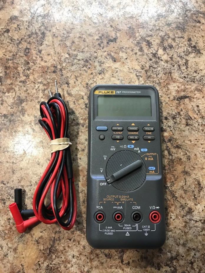 Fluke 787 Processmeter with Leads see Description