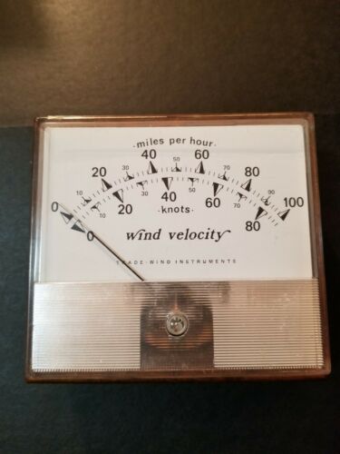 Vintage Hoyt Wind Velocity Meter Instrument