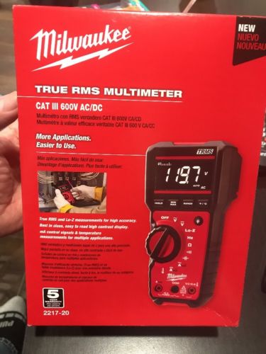 Brand New Milwaukee 2217-20 Digital Multimeter Free Shipping