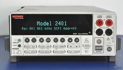 Keithley 2401 Sourcemeter SMU (Source Meter) - NIST Calibrated with Warranty