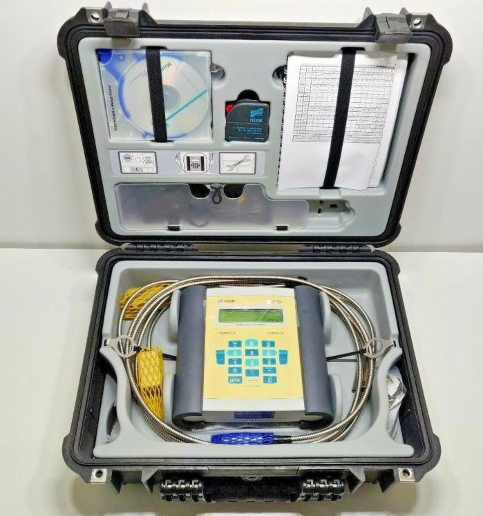 NEW FLEXIM FLEXUS G601 PORTABLE ULTRASONIC GAS FLOW FLOWMETER FLOW METER