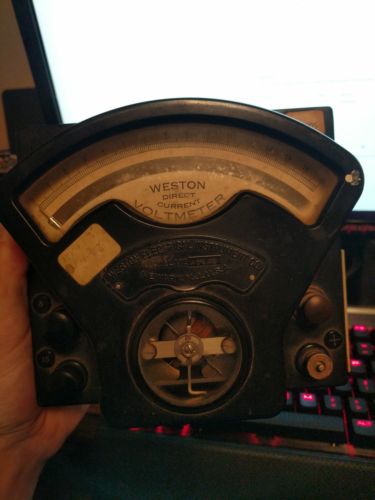 Weston Electrical: Direct Current Voltmeter Model 1 no. 40948