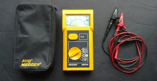 Avo Megger BM200 Insulation and Continuity Tester with Case