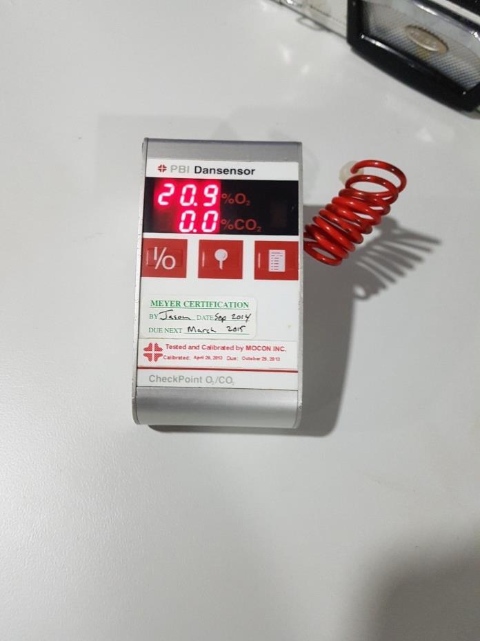 PBI Dansensor Checkpoint Portable O2 / CO2  Handheld Gas Analyser