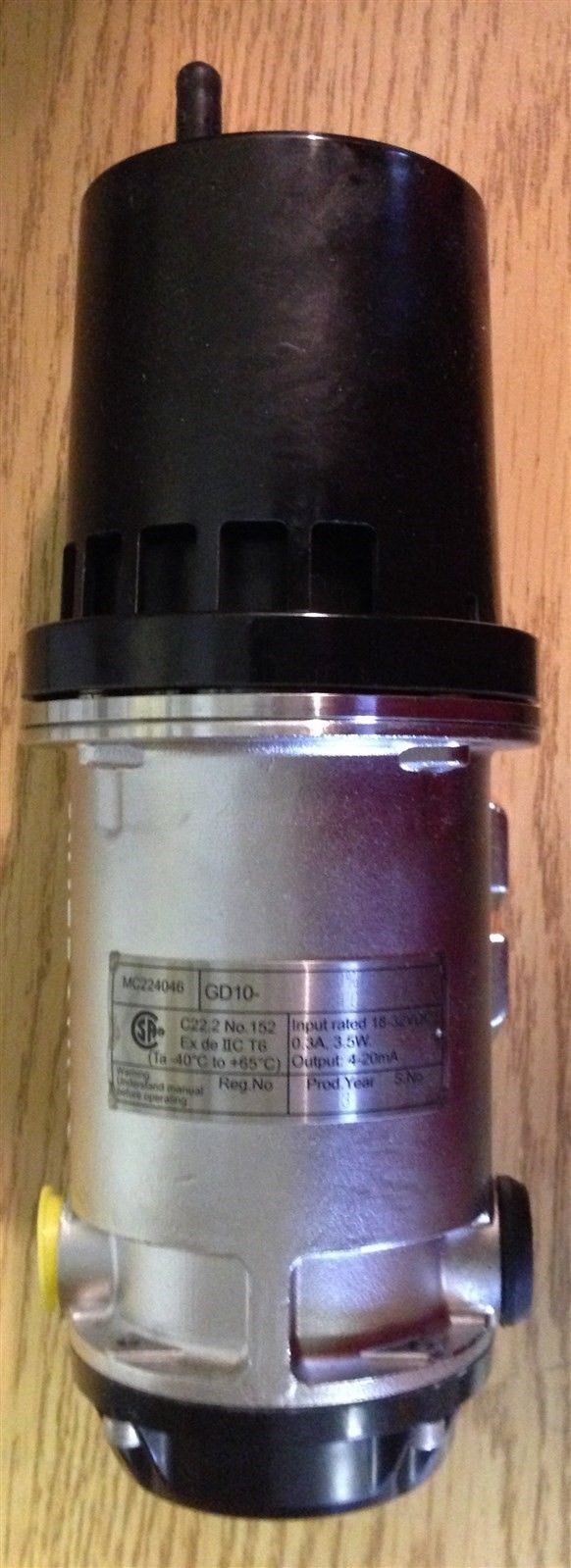 SIMTRONICS GD10-P00-17DG-0BH-00 IR METHANE Point Gas Detector GD10-P00