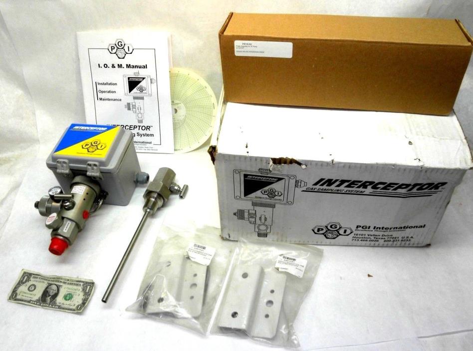 NEW! IN BOX PGI INTERCEPTOR GAS SAMPLING SYSTEM PF3MD-N3 + PR16-N3 PROPE IG