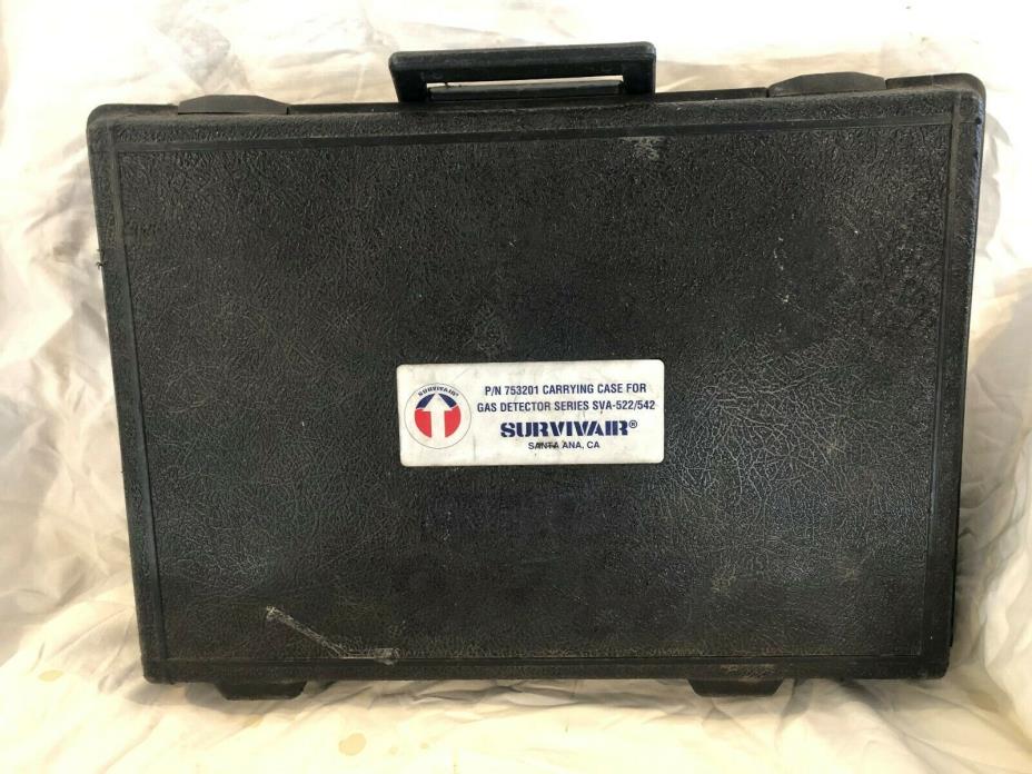Survivair Gas Monitor Meter Model SVA-522 With Case And Charger For Repair