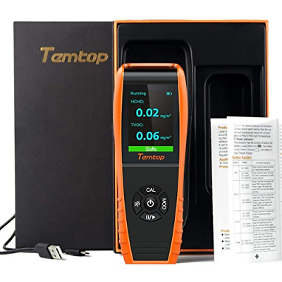 Temtop H3 Air Quality Detector Professional HCHO TVOC Real Time Monitor Audio