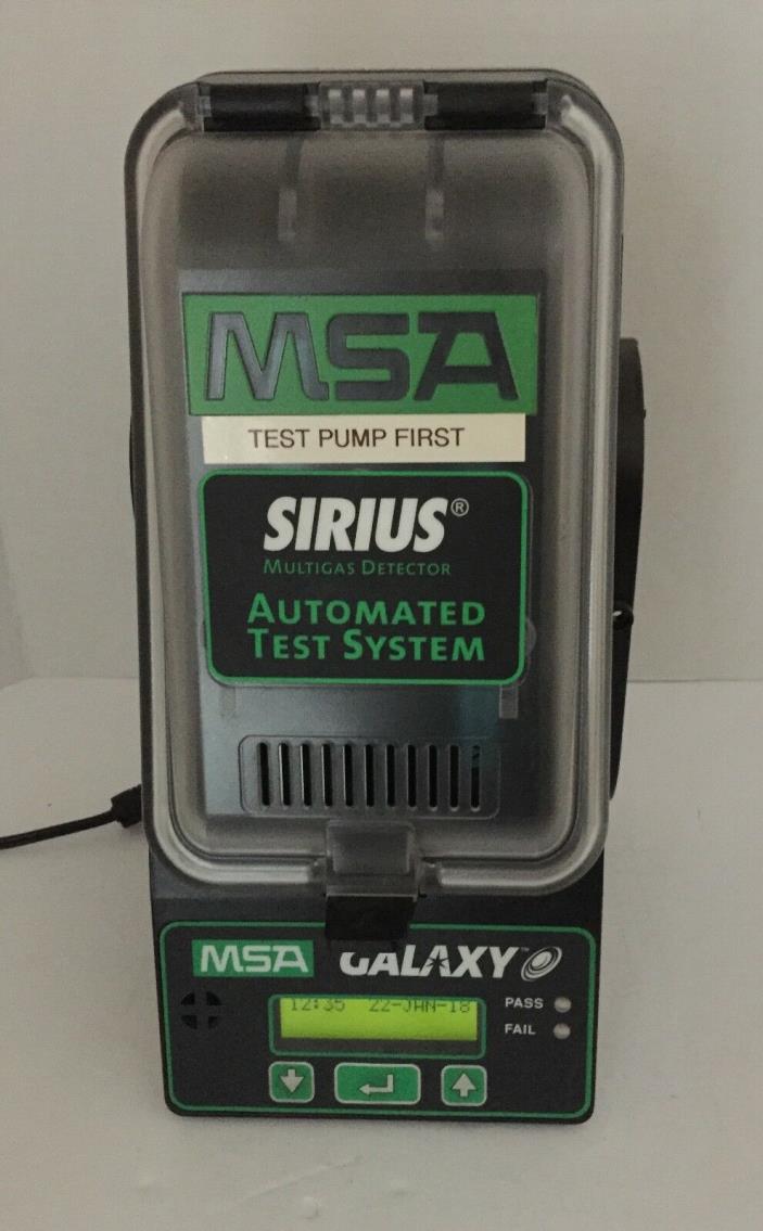 MSA GALAXY Sirius Automated Test System S/N B1-1893 P/N 10062159 w/ AC Adapter
