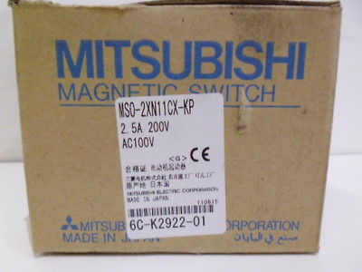 MITSUBISHI MSO-2XN11CX-KP-2.5A REVERSING MOTOR STARTER *NEW IN BOX*