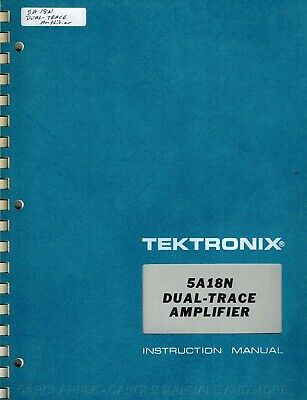 TEKTRONIX Manual 5A18N DUAL-TRACE AMPLIFIER