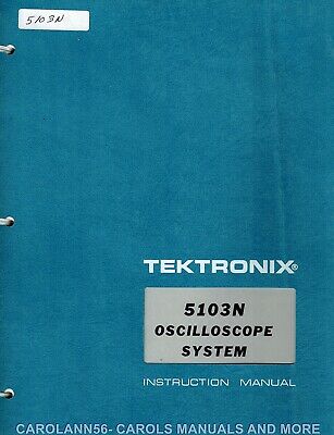 TEKTRONIX Manual 5103N OSCILLOSCOPE SYSTEM