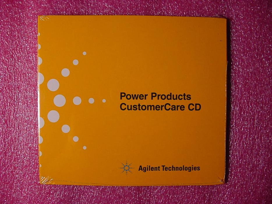 unopened Agilent Technologies Power Products Customer Care CD