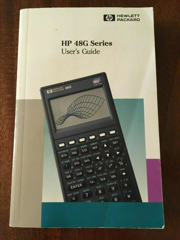 HP 48G Series User's Guide (paperback copy, edition 7)