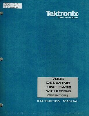 TEKTRONIX Manual 7B85 DELAYING TIME BASE with Options