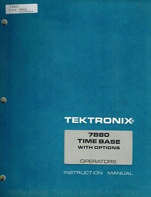 TEKTRONIX Manual 7B80 TIME BASE with Options