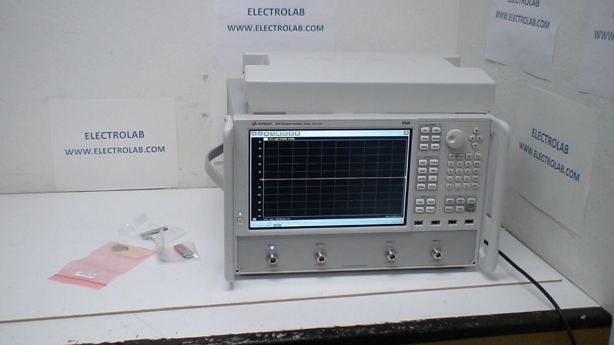 Keysight ENA Series  E5080A  9 KHz - 9 GHz Network Analyzer op: 17/1E5/495/Win 7