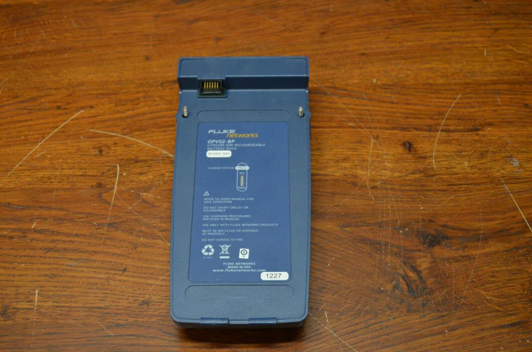 Fluke Networks OPVS2-BP Rechargeable Battery Pack Lithium Ion