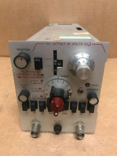 HP 1803A Differential DC Offset Amplifier