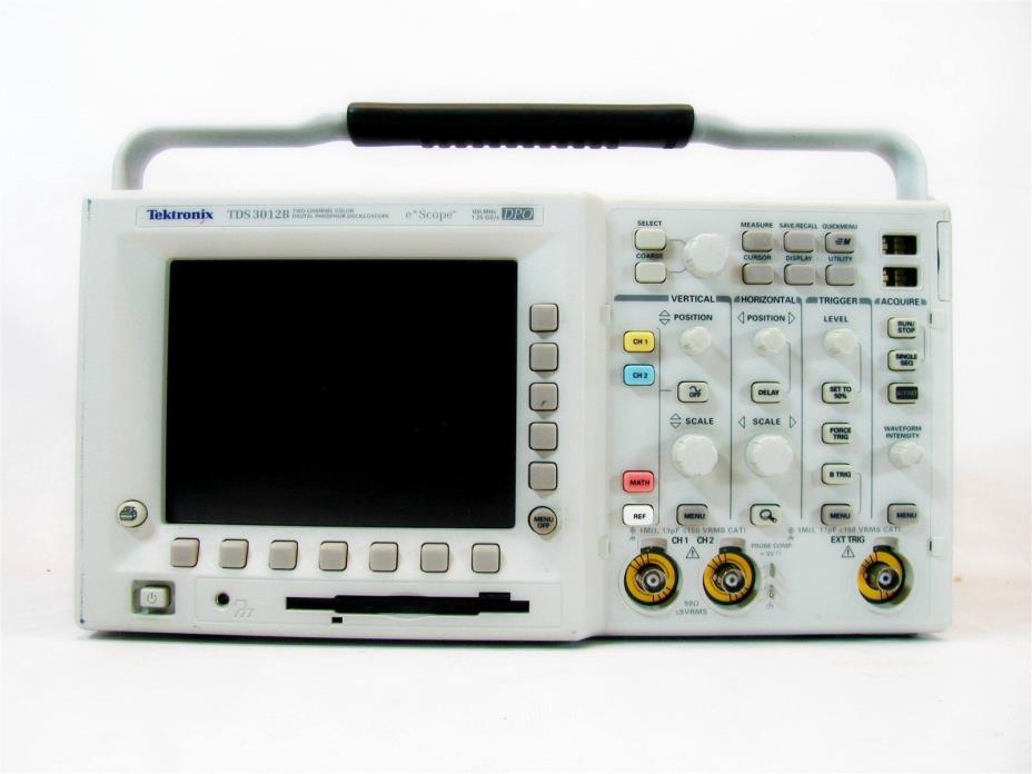 Tektronix TDS-3012B Two-Channel Color Digital Phosphor Oscilloscope 100MHz