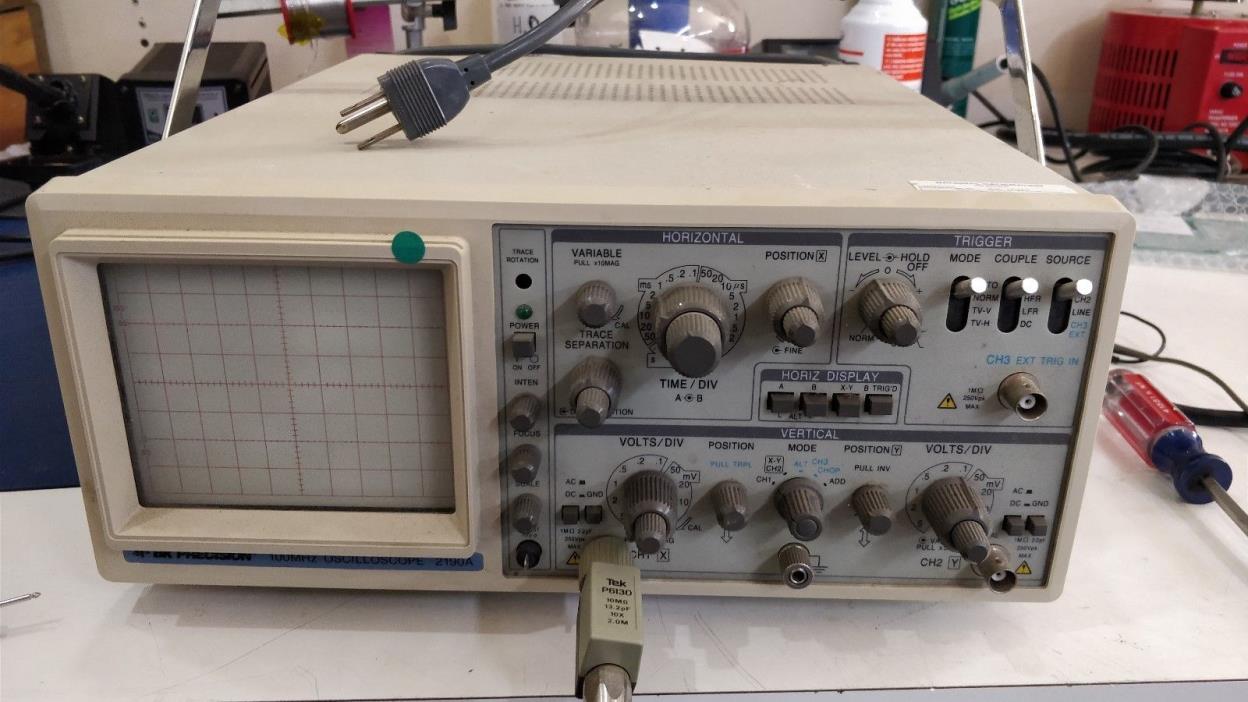 BK precision 2190A oscilliscope 100Mhz