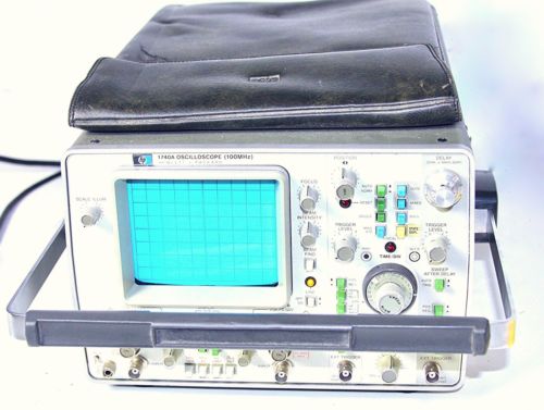 HP 1740A Oscilloscope 100 MHz with Options 101 Power On Tested