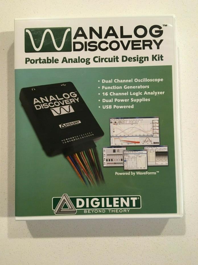 Digilent Analog Discovery Kit 100MS/s USB Oscilloscope & Logic Analyzer