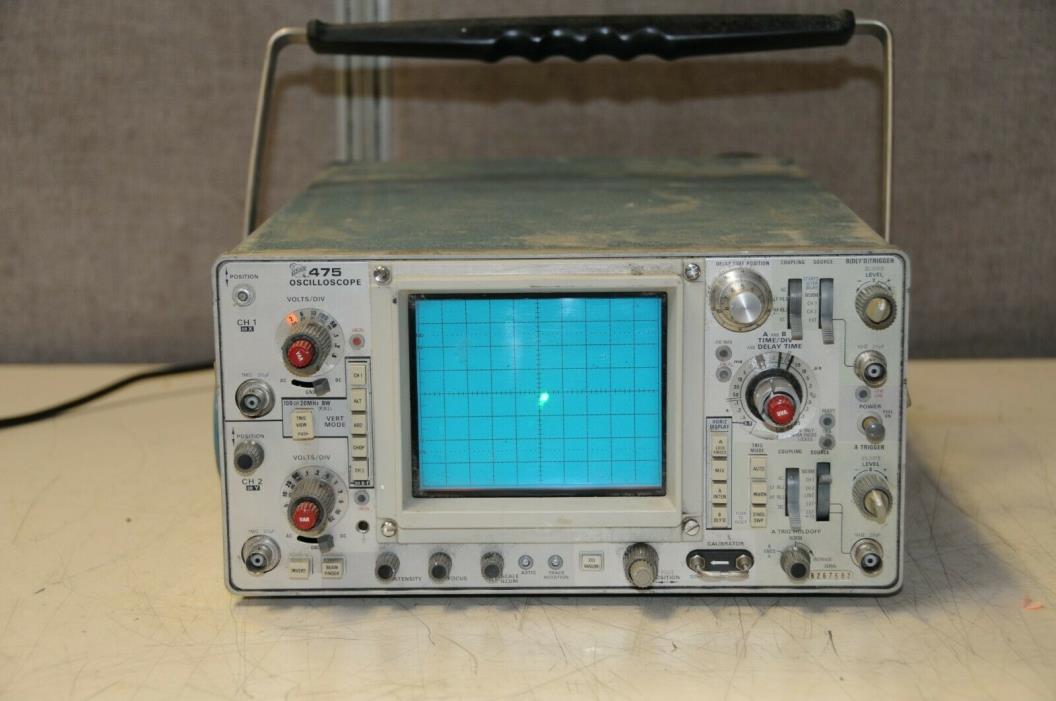 Tektronix 475 Dual Trace 200 MHz Analog Oscilloscope
