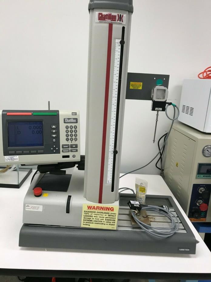 Chatillon Model TCD225 Digital Force Tester Used with 10N and 25N load cells