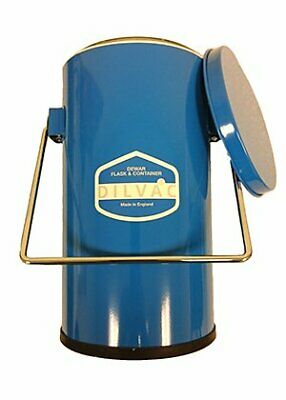 Scilogex MS222 2Ltr. Blue Enameled Cased Dewar Flask with Handle and Lid