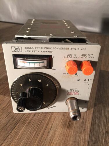 Hp 5255A 3-12.4 GHz Frequency Converter Plug-In