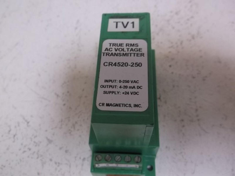 TRUE RMS CR4520-250 ACVOLTAGE TRANSMITTER * USED *