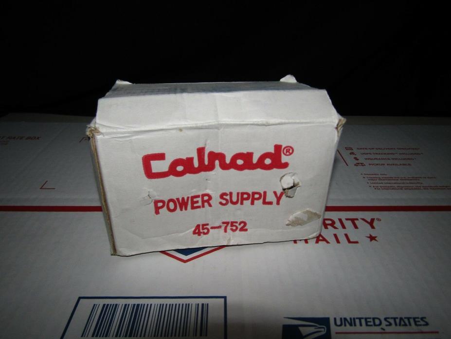 CALRAD 45-752 POWER SUPPLY AC ADAPTOR DV-1212A 12VDC 1.2A