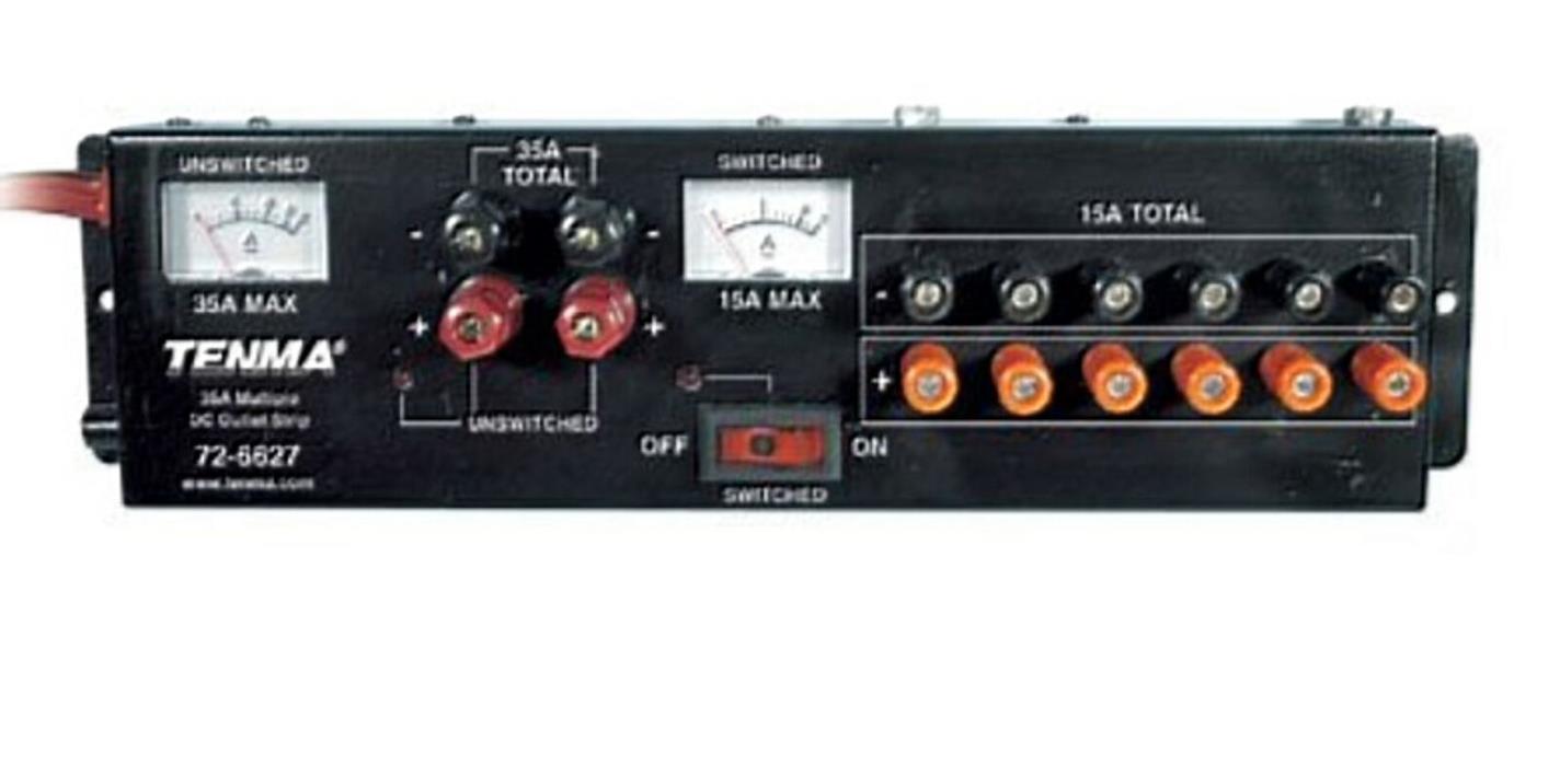 Tenma (72-6627) Adjustable 8 Output DC Power Supply Strip, 0A Min - 35A Max