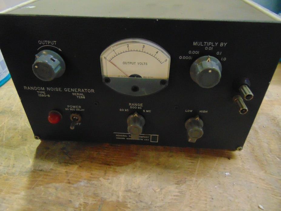 General Radio Company Type 1390-B Random Noise Generator