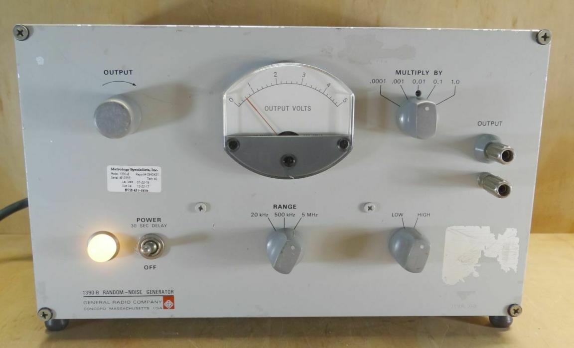 General Radio GR 1390-B Random Noise Generator