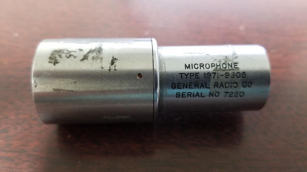 General Radio Model 1971-9605 Microphone