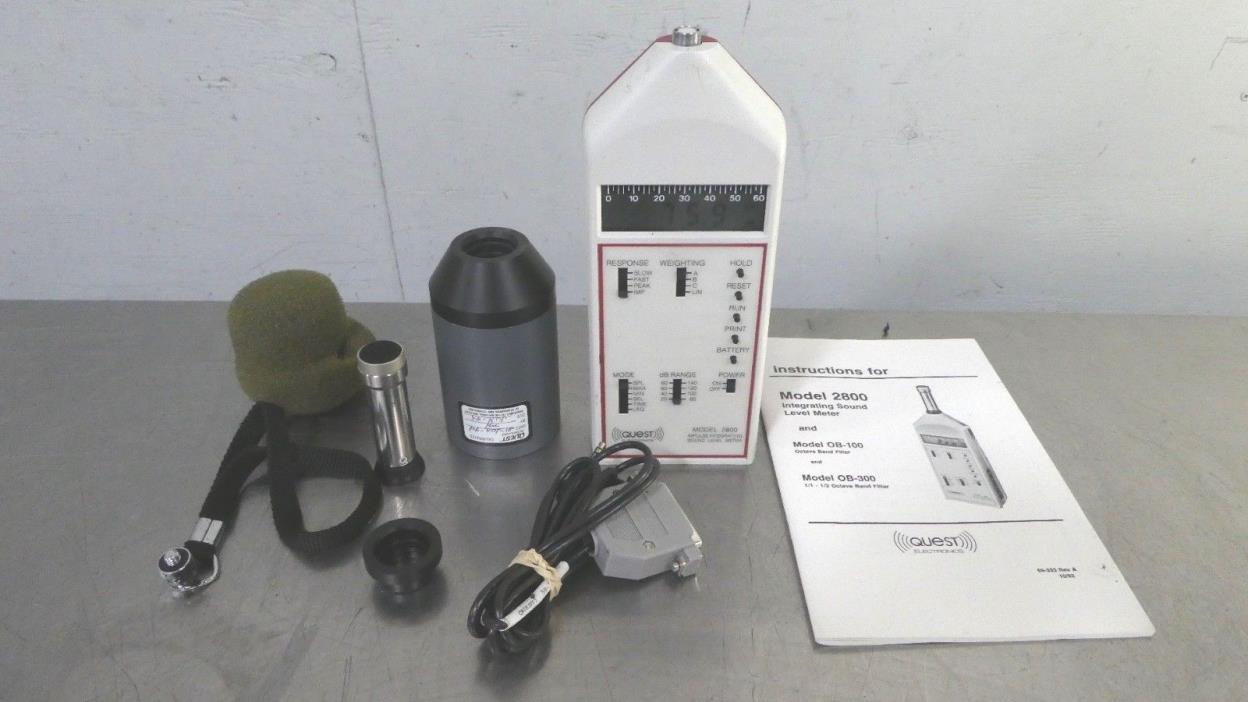 R153096 Quest 2800 Integrating Sound Level Meter with Calibrator