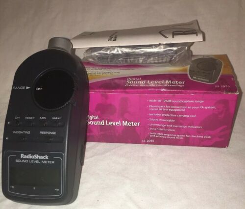 Radio Shack Digital Sound Level Meter 30-2055 NO CASE Mint Con. Tested Free Ship
